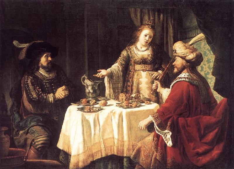  The Banquet of Esther and Ahasuerus esrt